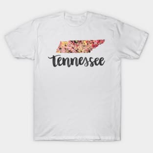 tennessee - calligraphy and abstract state outline T-Shirt